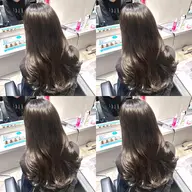 💎ケアカラー➕Aujua2step➕超音波アイロン(韓国ヘア、暖色、寒色、髪質改善)カラーモデル