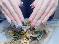 🦋【10本チップ長さだし】シンプル持ち込みデザイン💎パーツつけ放題❣️ソフトジェルオフ込み