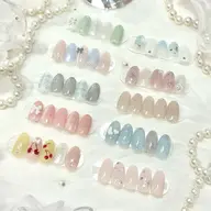 🔰口コミ記入必須【Jr】HAND⭐️オフなし⭐️🌸春デザイン🌸🌧️梅雨の新作デザイン🌧️🩵