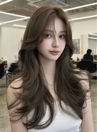 ふわふわ韓国風コテ巻き🎀✨🫧
