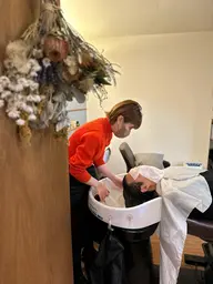 カット、トリートメントヘッドスパ