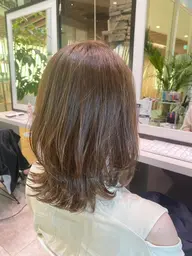 ⭐️人気No.2⭐️小顔カット＋極細ハイライト＋トレンドカラー