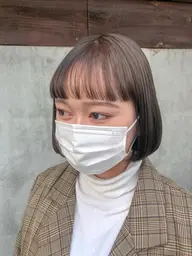 前髪のみの縮毛矯正orパーマ