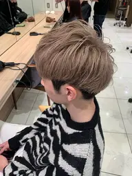 【平日限定】【メンズ限定】【ミニモ学割】カット+ダブルカラー