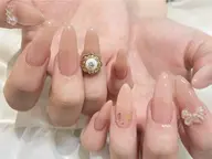 ⭐️【オフなし】10本長さ出し込みシンプルネイル