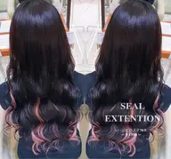 【🎀ミニモ学割U24🎀】シールエクステインナーカラー🌈