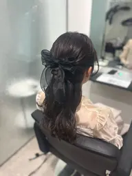 【ヘアセット♡】🩶ハーフアップ🩶