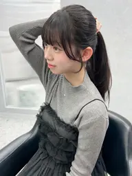 前髪顔周りカット✂️