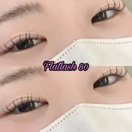 🩶ᩚオフなし【フラットラッシュ80​〜​100本】※付け足し不可【八王子/まつエク/マツエク】🩶ᩚ