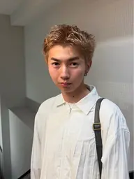 ''👱🏻‍♂️メンズ 限定👱🏻‍♂️''似合わせブリーチリタッチカラー☆。.:＊・゜