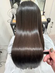 髪質改善トリートメント+髪質改善カラー