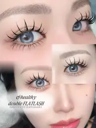 当日限定✨アンドヘルシー✨ダブルフラット60束✨オフなしのみ(&healthy/エクステ+パーマ)