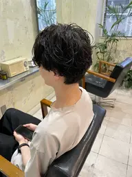メンズカット+プチスパ+眉カット