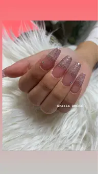 ラメグラデーションスカルプ