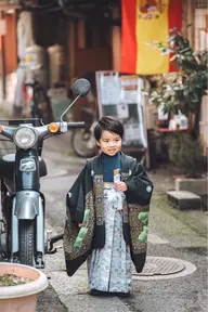七五三【5歳袴】衣装・ヘアセット・着付け・スタジオ撮影全データ（50カット保証）※衣装持ち込みOK