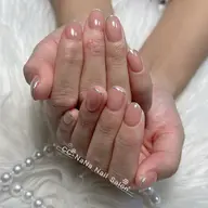 【初回オフ無料★ケア込み】✨ キラキラ✨ラメフレンチ🌙ミニモ限定価格✨色チェンジ可能✨時間内やり放題★厚み出し込み