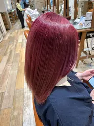 ♡全体ブリーチ+透明感カラー♡