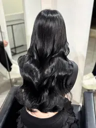 人気no.1🩶プレミアム艶カラー+高保湿トリートメント🩶(ロング限定)