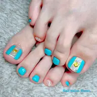 《フット》親指デザイン+ワンカラー