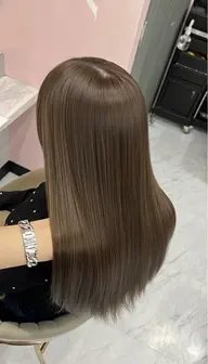 【ツヤツヤ縮毛矯正💖+トリートメント】美髪矯正✨ロング料金なし🎀乾かしただけでまとまる縮毛矯正