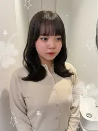 【🆕𝗺𝗲𝗻𝘂💁🏼🎀】 ⋆✦前髪cut➕color➕超音波treatment⟡.*
