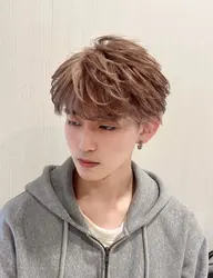 【別人級】メンズ大イメチェン🔥カット＋ブリーチカラー