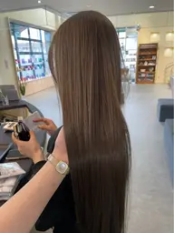 似合わせカット＋ポイント髪質改善ストレート（縮毛）