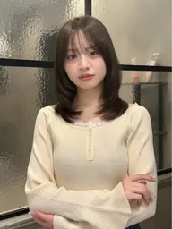 🎀 韓国風艶カラー｜透明感カラー 🎀ワンカラー＋内部補修トリートメント🤍