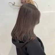 透明感ブリーチなしダブルカラー+極上トリートメント