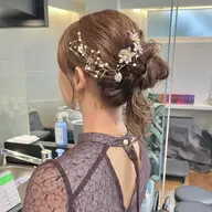 【結婚式前に透明感カラーで参列されたい方🎀】ワンカラー💞➕ヘアセット🦄