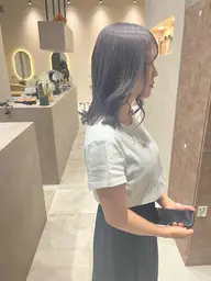 🦖ミニモ限定クーポン🦖ツヤツヤな綺麗な髪にします！ワンカラー＋トリートメント※カラーモデル