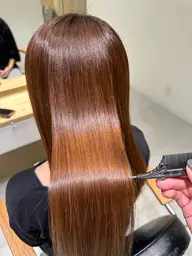【艶感重視】カット＋水素美髪ストレート💫上品なまとまりとツヤ髪に¥19,800→¥12,540[蟹江]