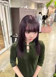 【人気No.1】カット✄﻿+ケアブリーチonカラー+トリートメント