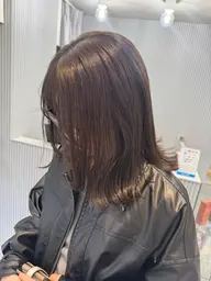 メンテナンスに♡  前髪カット＋ケアカラー＋4step内部補修トリートメント
