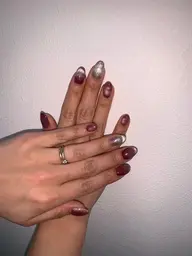 チップ　長さ出し　（ワンカラー　マグネット　フラッシュ　ラメ）　　　　オフなし