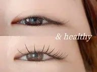 &healthy（マツエク&ラッシュリフト）フラット120本