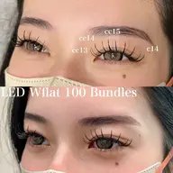 🖤LED×ダブルフラット80束(160本)🖤コーティング付(＋¥500で本数変更◎)※オフ¥500