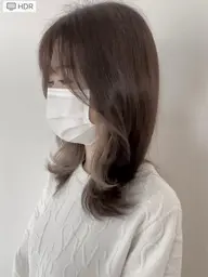 インナーカラー（ベース染めあり）    ￥10000