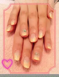 【手】オフ無し★フレンチラメライン付+アート2本