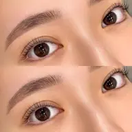 1日で印象変わる🧡まつげパーマ×パーソナル美眉アイブロウ🍒