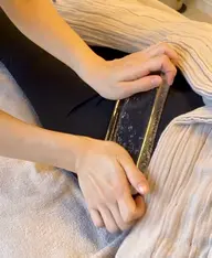 【新】クリスタルプレート・ディープフロー30分/特大サイズの水晶ならではの重みと接地面により、短時間でもスッキリ。