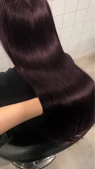 【💟お得︎︎⟡1日2名様限定💟】ラベンダーワンカラー➕髪質改善トリートメント➕炭酸泉spa🐰🫧¥7,700