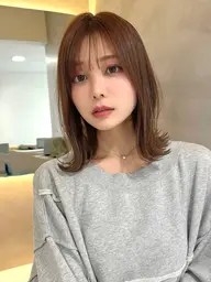 カット+髪質改善ストレート