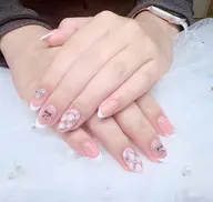 ケア＋フレンチ＋２本アート+パーシ