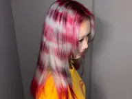 リタッチカラー+デザインカラー(個性派もお任せください👾)通常23000❥・•14880