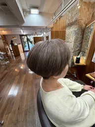 カット+カラー+白髪ぼかしハイライト+2ステップトリートメント