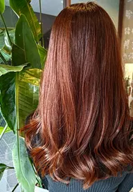 シングルカラー　＋　クイックケアトリートメント　ブローこみ