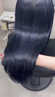 ケアフルブリーチ＋フルカラー＋つるりんちょトリートメント‪ꔛ‬♡‪♥#ブリーチ #ダブルカラー #韓国風巻き #艶カラー