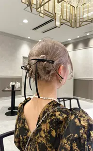 お呼ばれヘアセット💐