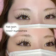 🧡🆕ご新規様🧡【他店上オフ無料】《上下マツエク》フラットマットラッシュ🔴本数制限無し🔴